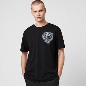 AllSaints Twin Tiger Short Sleeve Crew T-Shirt
